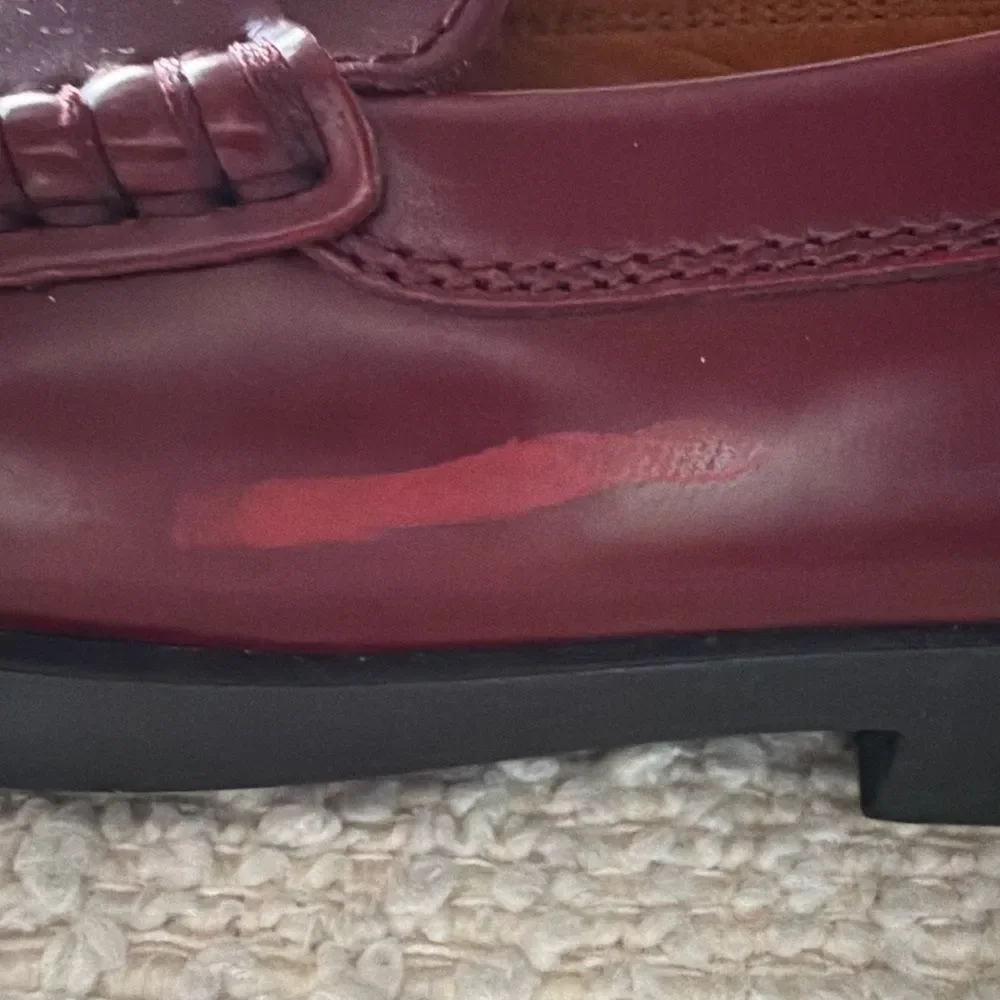 Tod’s Junior Penny Loafers Burgundy Leather Kids EU 31 Classic Dress Shoes